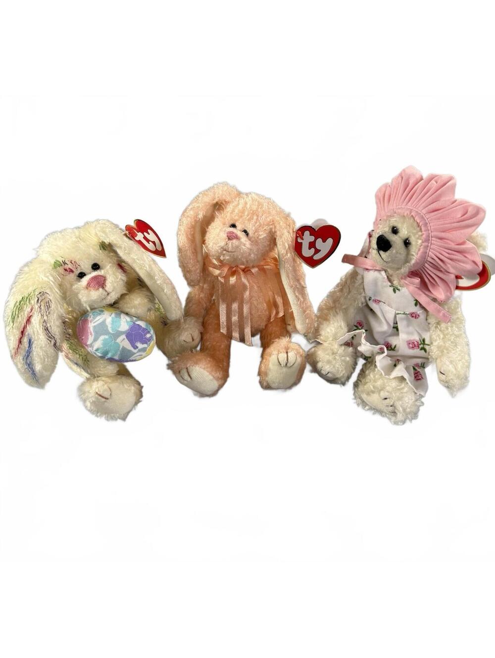 Vintage Ty Attic Treasures Lot of 3 - Camelia, Rosalie, & Georgia